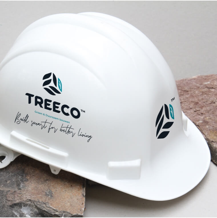 Treeco branding mockup helm